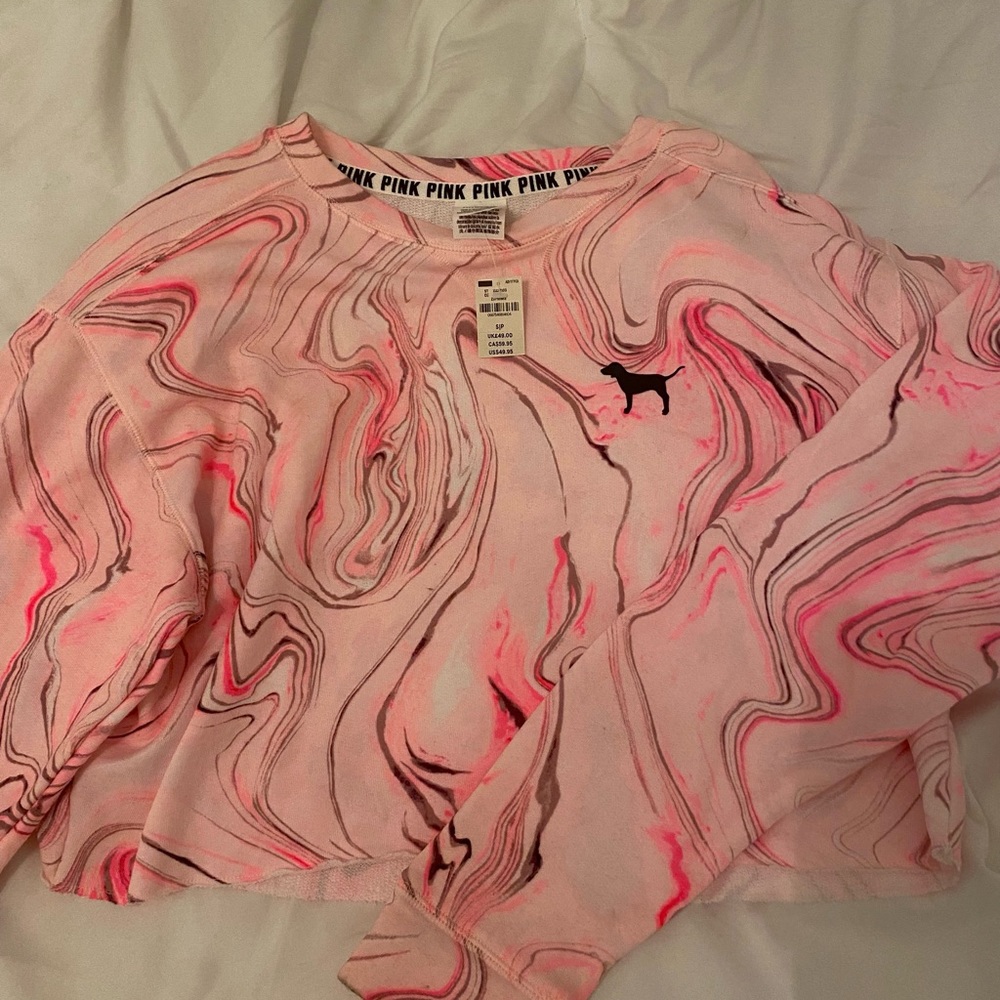 Vs Pink Woman’s long sleeve crop top